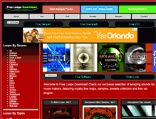 Tablet Screenshot of freeloopsdownload.com